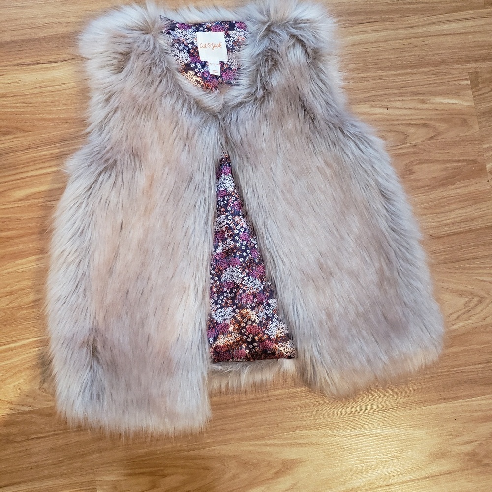 Cat & Jack Faux Fur Vest